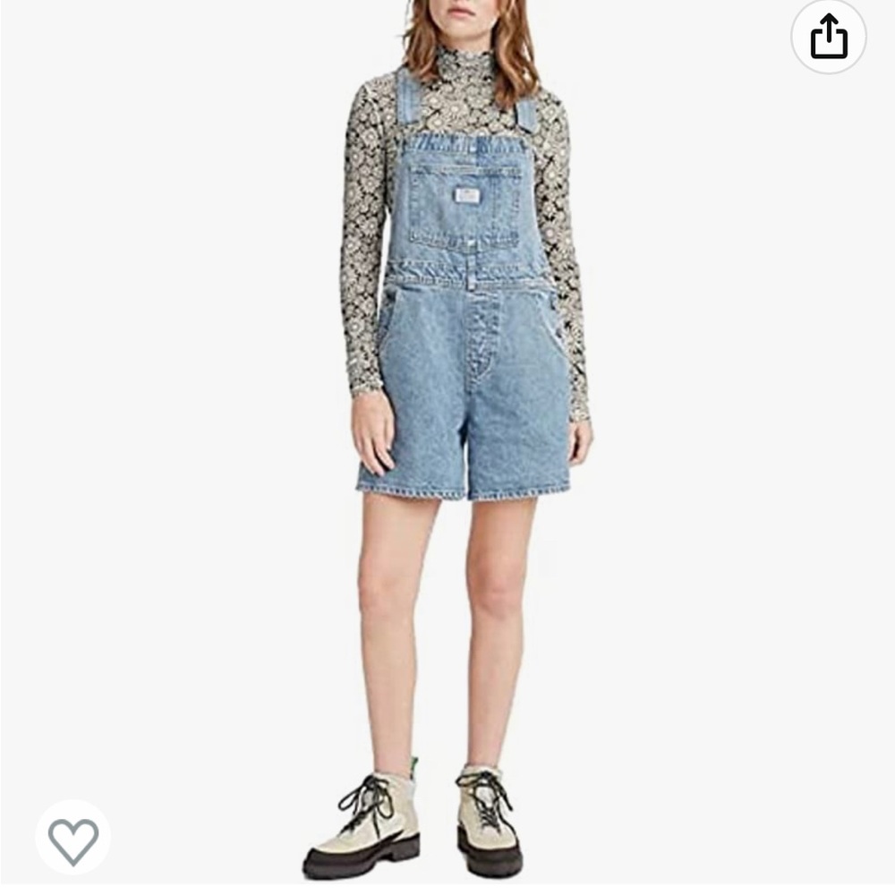 Levi’s premium vintage shortalls mini indigo - Size Small - New